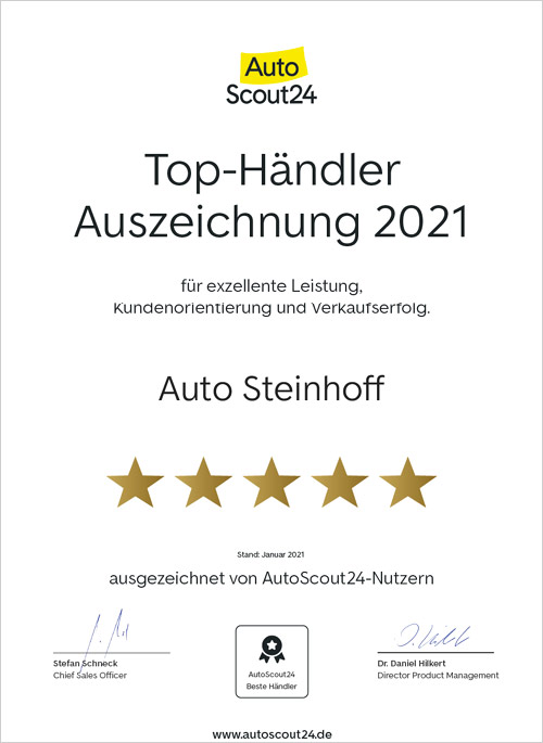 Auto Steinhoff Südkirchen - Autoscout 2021